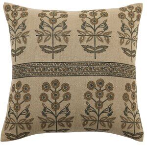 Lynette Teal Block Pillow Cover | Filling Spaces